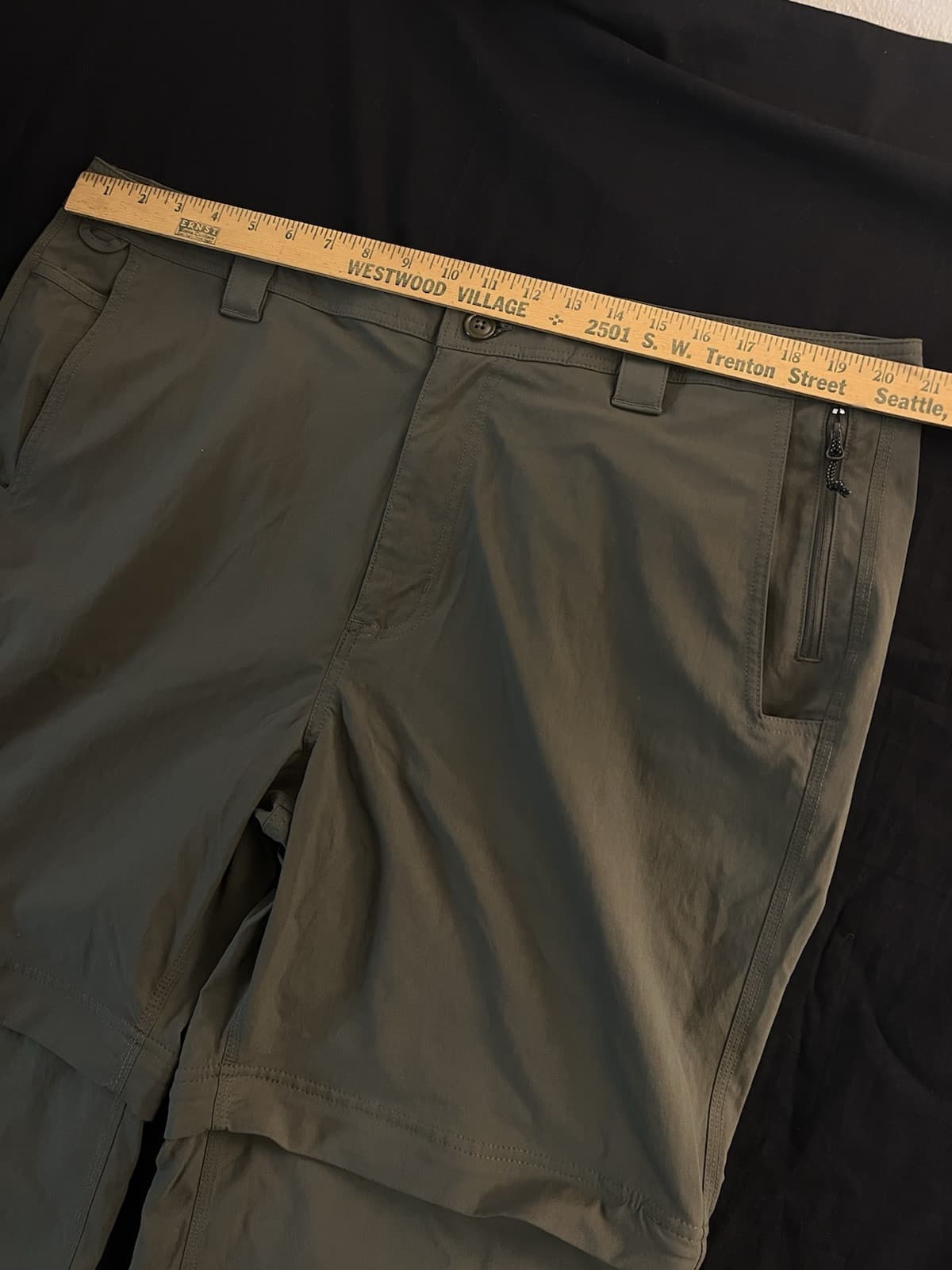 Filson Mens 40x30 Lightweight Trekking Pants Convertible Shorts Evergreen Hiking - Thumbnail 11