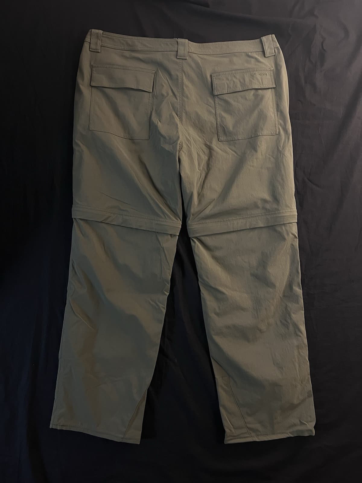 Filson Mens 40x30 Lightweight Trekking Pants Convertible Shorts Evergreen Hiking - Thumbnail 8