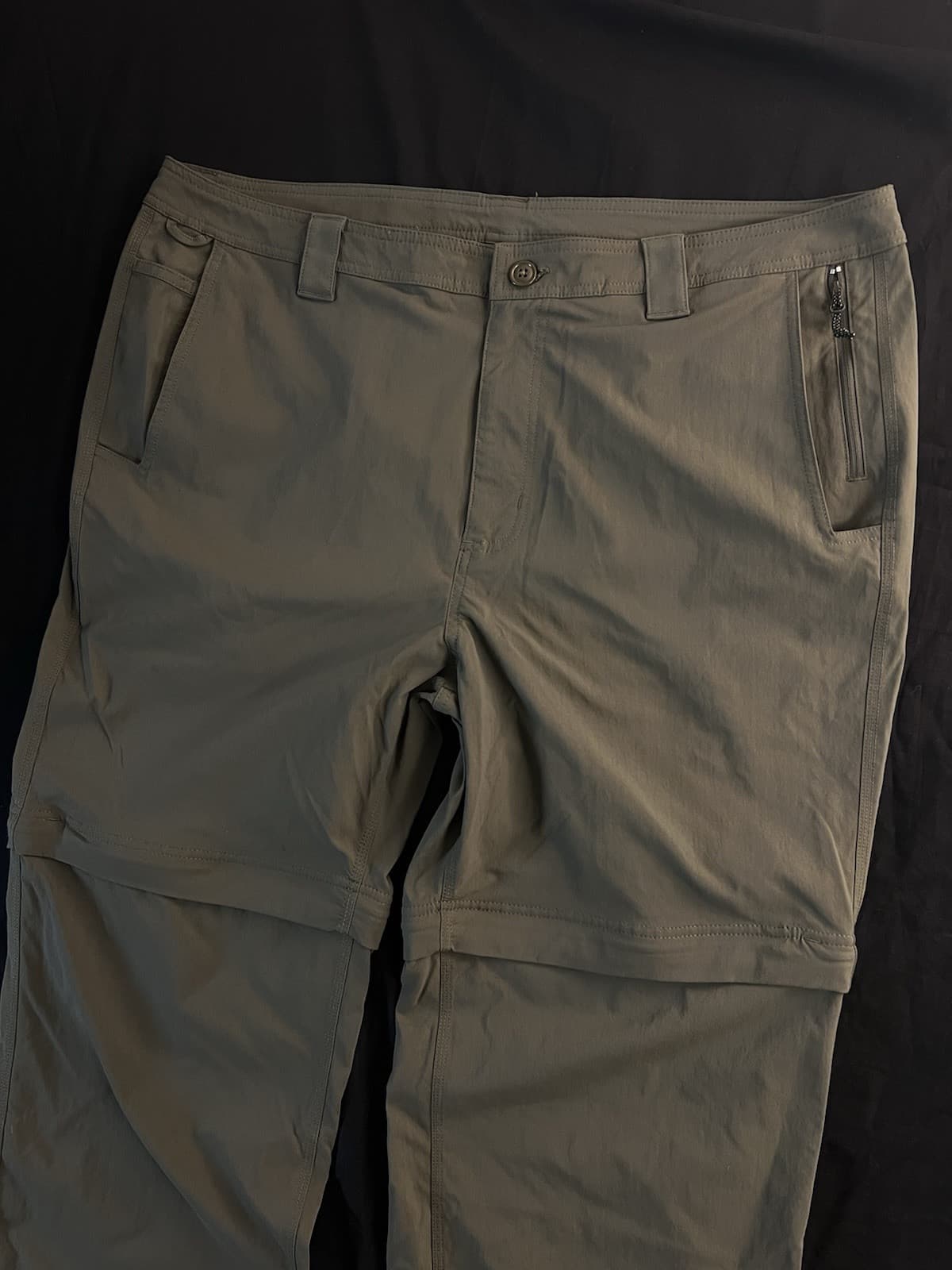 Filson Mens 40x30 Lightweight Trekking Pants Convertible Shorts Evergreen Hiking - Thumbnail 2