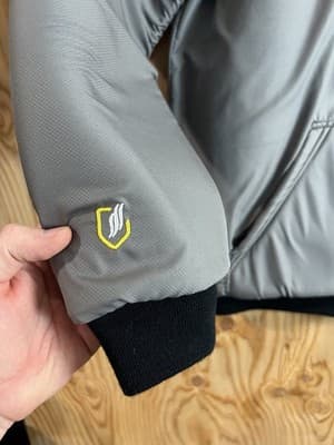 Fortress Insulated Aeris Inside L-M Jacket All Weather Hoody Full Zip Coat Grey - Thumbnail 3