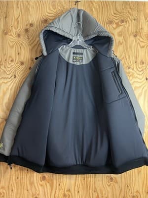 Fortress Insulated Aeris Inside L-M Jacket All Weather Hoody Full Zip Coat Grey - Thumbnail 5