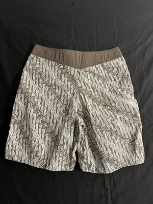 VTG Pataloha Patagonia Board Shorts Mens 34 Swim Trunks Nylon Lace Up Pocket AOP - Thumbnail 8