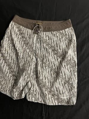 VTG Pataloha Patagonia Board Shorts Mens 34 Swim Trunks Nylon Lace Up Pocket AOP - Thumbnail 2