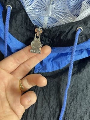 VTG Duke Blue Devils M Collegiate Jacket Windbreaker Anorak Hoody Short Sleeve - Thumbnail 9