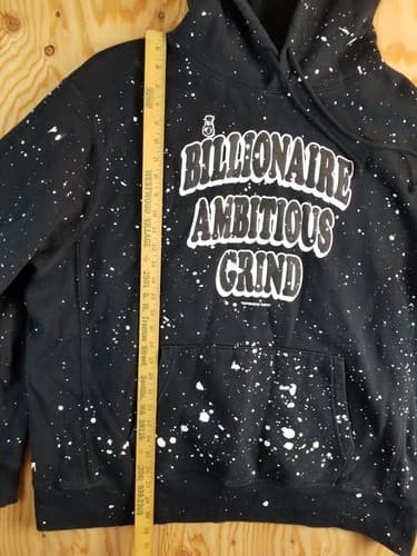 Billionaire Boys Club Ambitious Grind Paint Splatter Sweatshirt Hoodie Mens XXL - Thumbnail 8