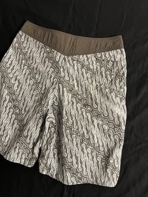 VTG Pataloha Patagonia Board Shorts Mens 34 Swim Trunks Nylon Lace Up Pocket AOP - Thumbnail 11