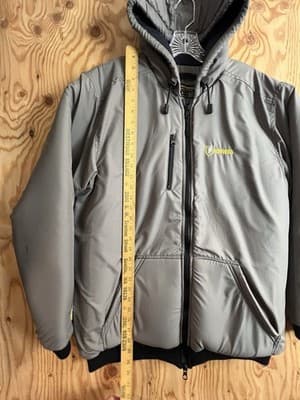 Fortress Insulated Aeris Inside L-M Jacket All Weather Hoody Full Zip Coat Grey - Thumbnail 7