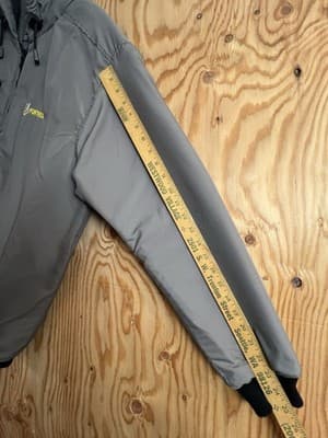 Fortress Insulated Aeris Inside L-M Jacket All Weather Hoody Full Zip Coat Grey - Thumbnail 9