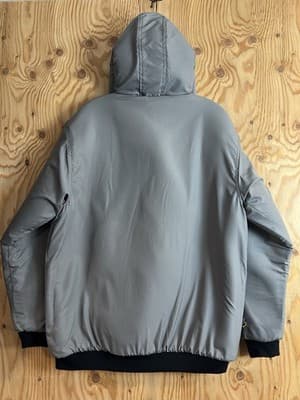 Fortress Insulated Aeris Inside L-M Jacket All Weather Hoody Full Zip Coat Grey - Thumbnail 10