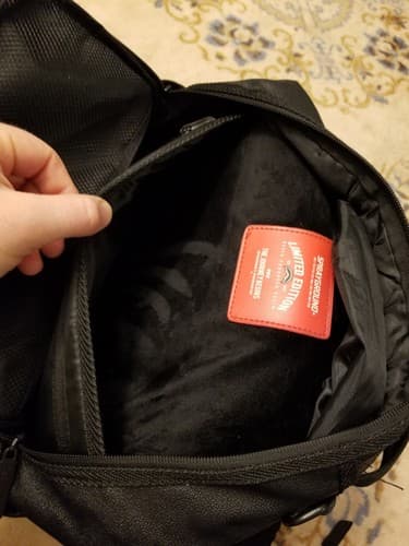 SPRAYGROUND Limited Edition Keep It 100 Backpack Black Bag RARE 18x6x12 - Thumbnail 14