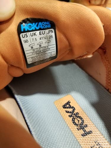 Hoka Womens Clifton 8 Running Shoe - Sun Baked/Shell Coral - Size 9B - Thumbnail 11