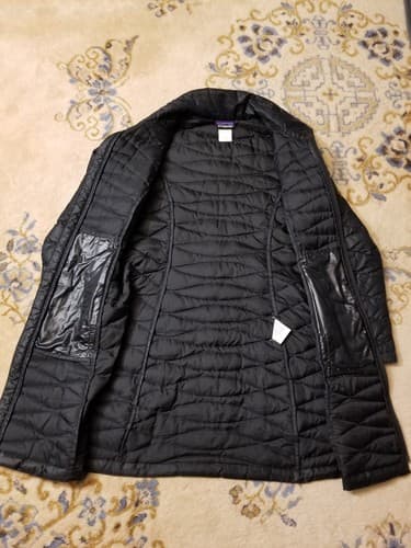Patagonia Fiona Parka Puffer Womens S Black Jacket 600 Fill Duck Down Puff Coat - Thumbnail 3