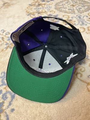 VTG Starter COLORADO ROCKIES 90s Snap Back Baseball Cap Hat National League - Thumbnail 8