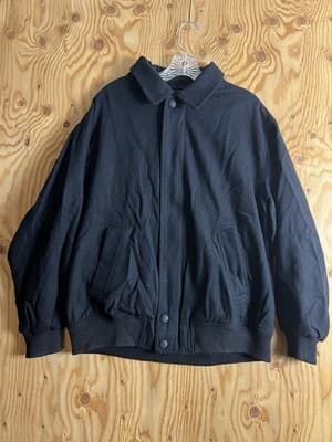 Paul & Shark Yachting Loro Piana Wool & Cashmere Navy Harrington Jacket Coat L - Image 1