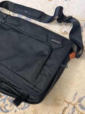 Briggs & Riley Verb Dispatch Messenger Expandable Laptop Bag VB204-4 Blk Pockets - Thumbnail 3