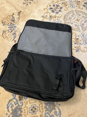 Briggs & Riley Verb Dispatch Messenger Expandable Laptop Bag VB204-4 Blk Pockets - Thumbnail 7