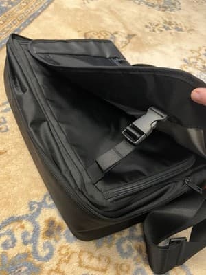 Briggs & Riley Verb Dispatch Messenger Expandable Laptop Bag VB204-4 Blk Pockets - Thumbnail 6