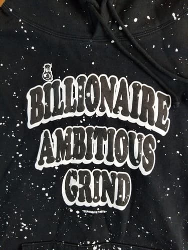 Billionaire Boys Club Ambitious Grind Paint Splatter Sweatshirt Hoodie Mens XXL - Thumbnail 3