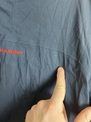 Mammut Rain Jacket Mens L Black Alto Light HS Hooded Dry Tech Windstopper READ - Thumbnail 16
