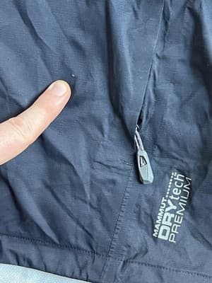 Mammut Rain Jacket Mens L Black Alto Light HS Hooded Dry Tech Windstopper READ - Thumbnail 12