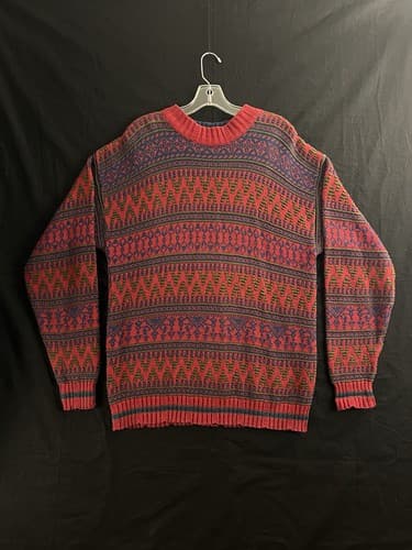 VTG Christian Dior Monsieur Knit Sweater Mens M Knit Crewneck USA Cotton Isle - Image 1