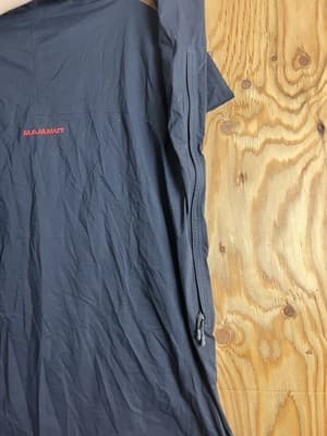Mammut Rain Jacket Mens L Black Alto Light HS Hooded Dry Tech Windstopper READ - Thumbnail 17