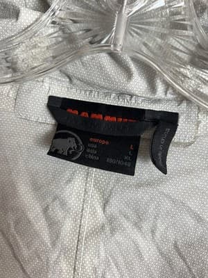 Mammut Rain Jacket Mens L Black Alto Light HS Hooded Dry Tech Windstopper READ - Thumbnail 5