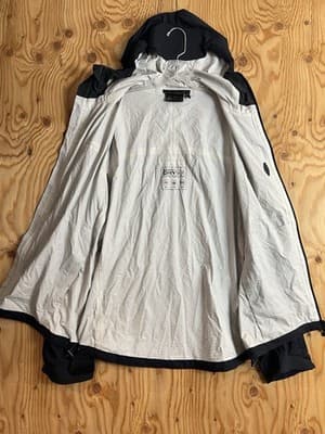 Mammut Rain Jacket Mens L Black Alto Light HS Hooded Dry Tech Windstopper READ - Thumbnail 4