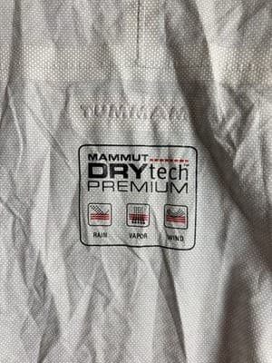 Mammut Rain Jacket Mens L Black Alto Light HS Hooded Dry Tech Windstopper READ - Thumbnail 6