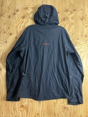 Mammut Rain Jacket Mens L Black Alto Light HS Hooded Dry Tech Windstopper READ - Thumbnail 15