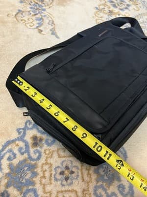 Briggs & Riley Verb Dispatch Messenger Expandable Laptop Bag VB204-4 Blk Pockets - Thumbnail 21