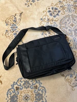 Briggs & Riley Verb Dispatch Messenger Expandable Laptop Bag VB204-4 Blk Pockets - Thumbnail 24