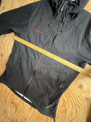 Mammut Rain Jacket Mens L Black Alto Light HS Hooded Dry Tech Windstopper READ - Thumbnail 21