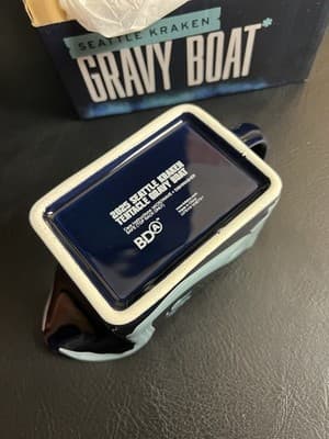 Seattle Kraken NIB Tentacle Gravy Boat Hockey NHL SGA 11/26/25 Thanksgiving 2025 - Thumbnail 7