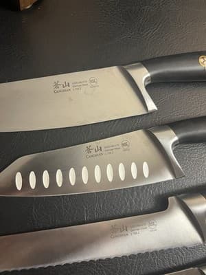 Cangshan L Series 8-Piece Forged German Steel Knife Block Set Chef Santoku READ - Thumbnail 7