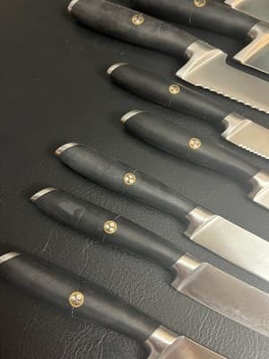 Cangshan L Series 8-Piece Forged German Steel Knife Block Set Chef Santoku READ - Thumbnail 19