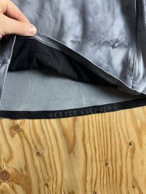 Lululemon Textured Tech Hoodie Mens M Performance Pullover Diamond Dye Grey - Thumbnail 4
