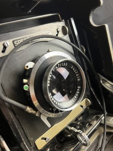 Graflex Speed Graphic 3x4 Schneider Xenar 135mm f4.7 Lens Synchro-Compur Shutter - Thumbnail 5