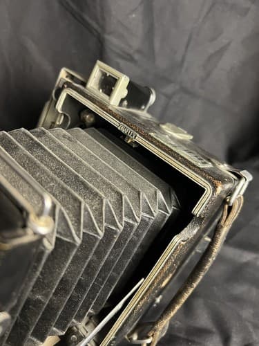 Graflex Speed Graphic 3x4 Schneider Xenar 135mm f4.7 Lens Synchro-Compur Shutter - Thumbnail 10