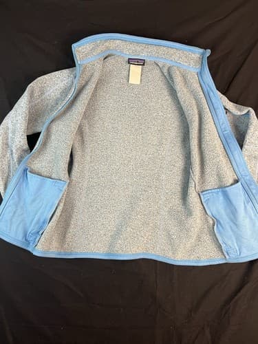 Patagonia Better Sweater Fleece Jacket Woolley Blue XS X Small Full Zip *READ - Thumbnail 4