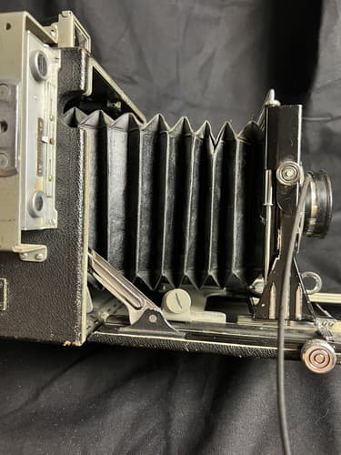 Graflex Speed Graphic 3x4 Schneider Xenar 135mm f4.7 Lens Synchro-Compur Shutter - Thumbnail 8