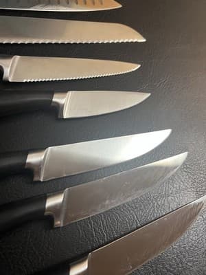 Cangshan L Series 8-Piece Forged German Steel Knife Block Set Chef Santoku READ - Thumbnail 13