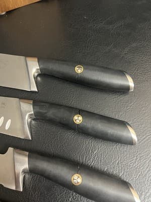 Cangshan L Series 8-Piece Forged German Steel Knife Block Set Chef Santoku READ - Thumbnail 6