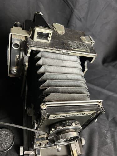 Graflex Speed Graphic 3x4 Schneider Xenar 135mm f4.7 Lens Synchro-Compur Shutter - Thumbnail 7