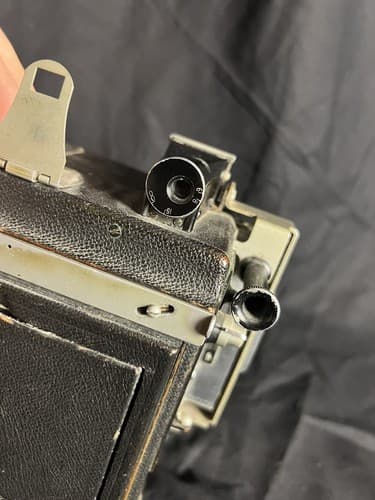 Graflex Speed Graphic 3x4 Schneider Xenar 135mm f4.7 Lens Synchro-Compur Shutter - Thumbnail 12