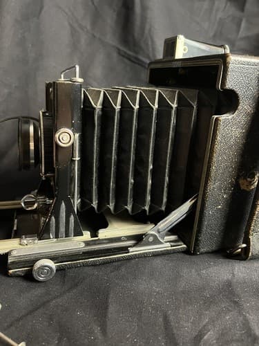 Graflex Speed Graphic 3x4 Schneider Xenar 135mm f4.7 Lens Synchro-Compur Shutter - Thumbnail 9