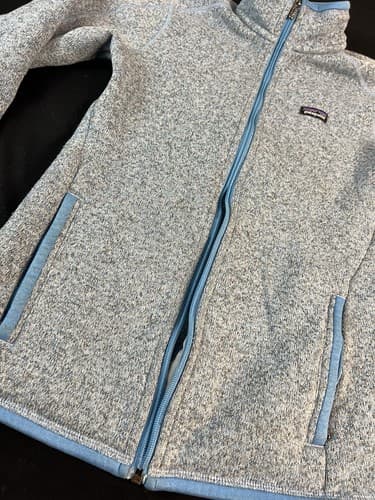 Patagonia Better Sweater Fleece Jacket Woolley Blue XS X Small Full Zip *READ - Thumbnail 2
