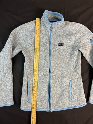 Patagonia Better Sweater Fleece Jacket Woolley Blue XS X Small Full Zip *READ - Thumbnail 10