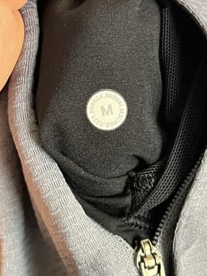 Lululemon Textured Tech Hoodie Mens M Performance Pullover Diamond Dye Grey - Thumbnail 3