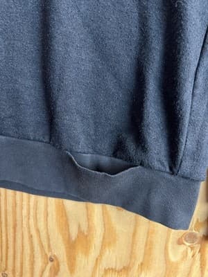 Lauren Moshi Tiger Tongue Distressed Sweatshirt Womens S Gray Black Long Sleeve - Thumbnail 15